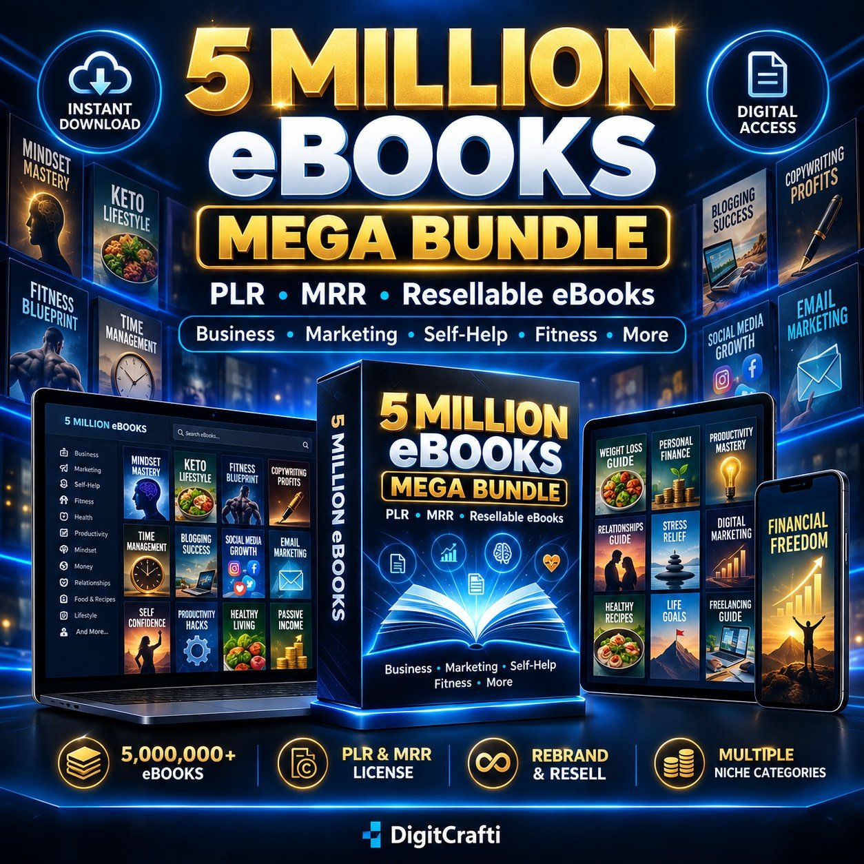 Explore a digital eBook collection covering business, marketing, self-development and lifestyle topics. Discover a variety of digital reading resources.