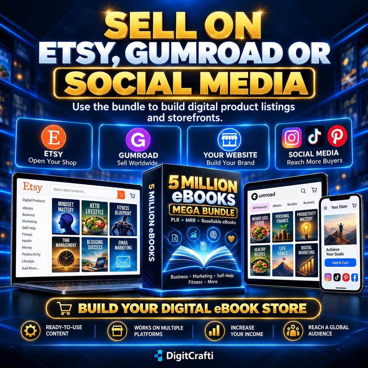Mega eBook Bundle Plr Mrr, 5 Million eBooks Resellable Ebooks, Plr Ebooks Passive Income, Financial Ebooks, Best Seller eBooks, eBooks Self Love - Image 4